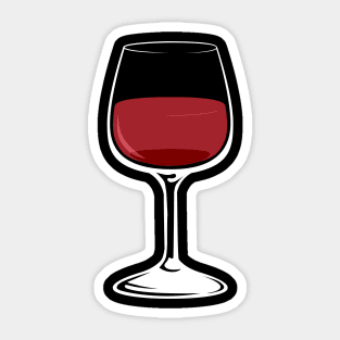 Wine Wineglas Red wine white wine rose tasting taste Sticker